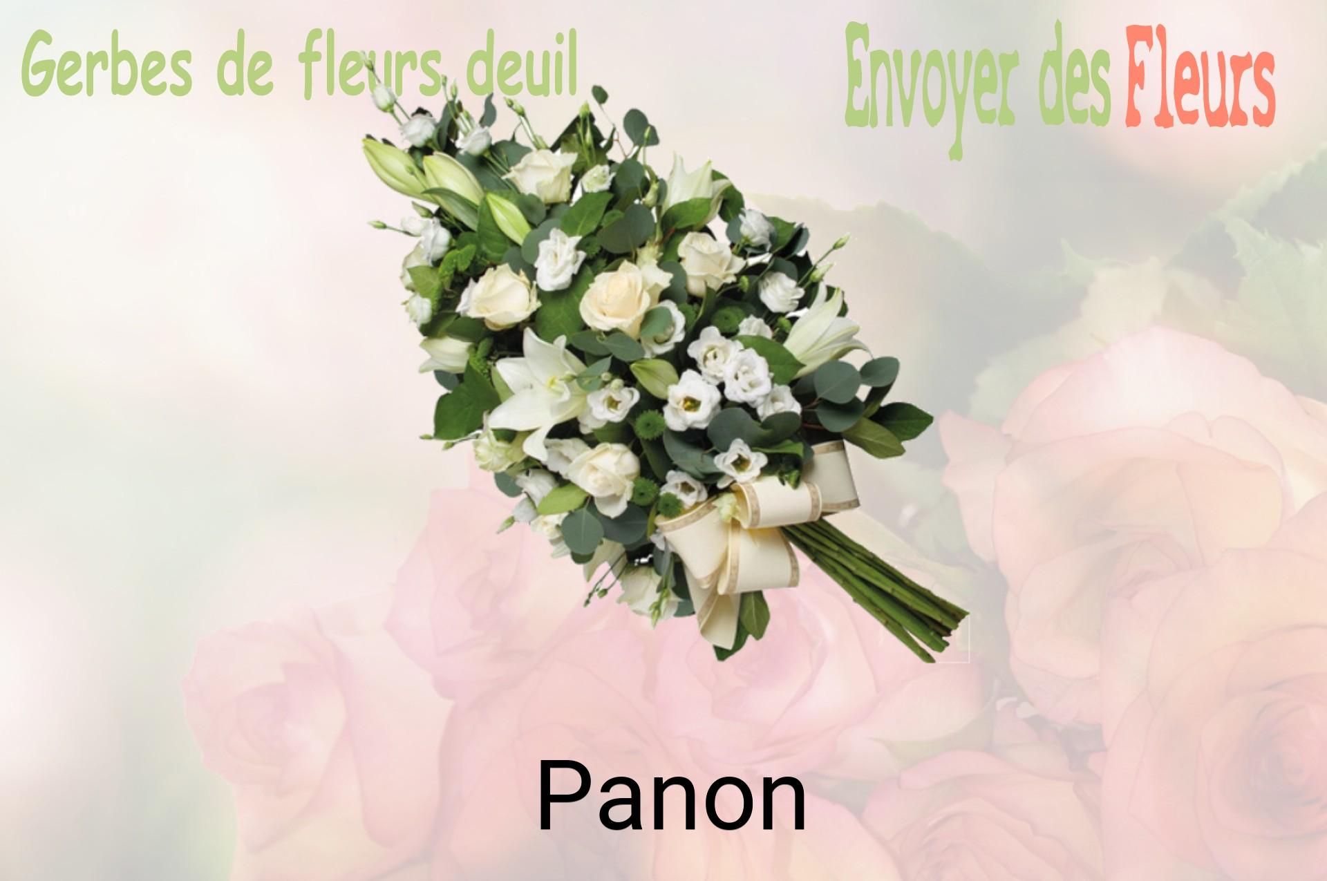 Gerbe de fleurs de deuil livrée à Panon